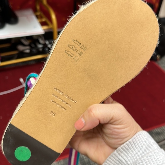 ISABEL MARANT NWT Box Mezzee Platform Wedge Espadrille 36/6 - Picture 8 of 9